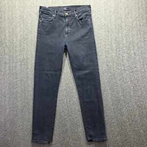 Citizens Of Humanity Jeans Womens 28 Black Rocket Crop High Rise Skinny Cropped